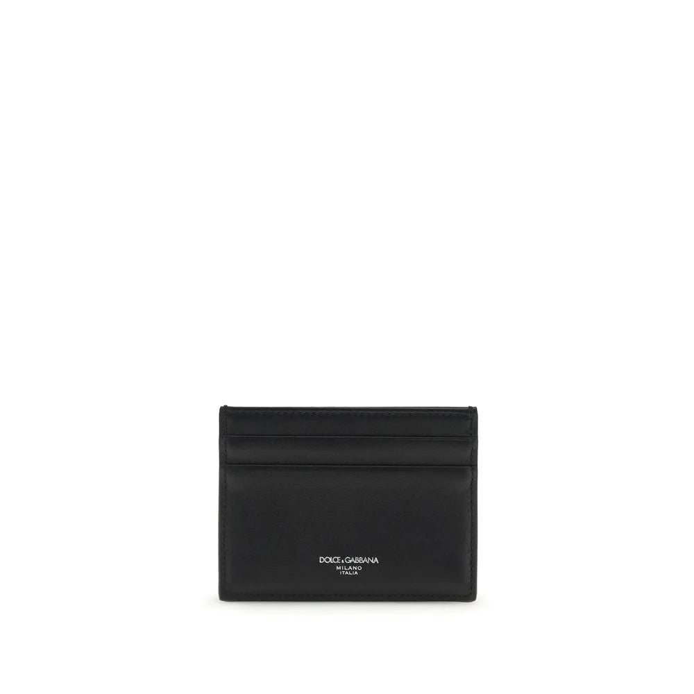 Dolce & Gabbana Black Cotton Wallet