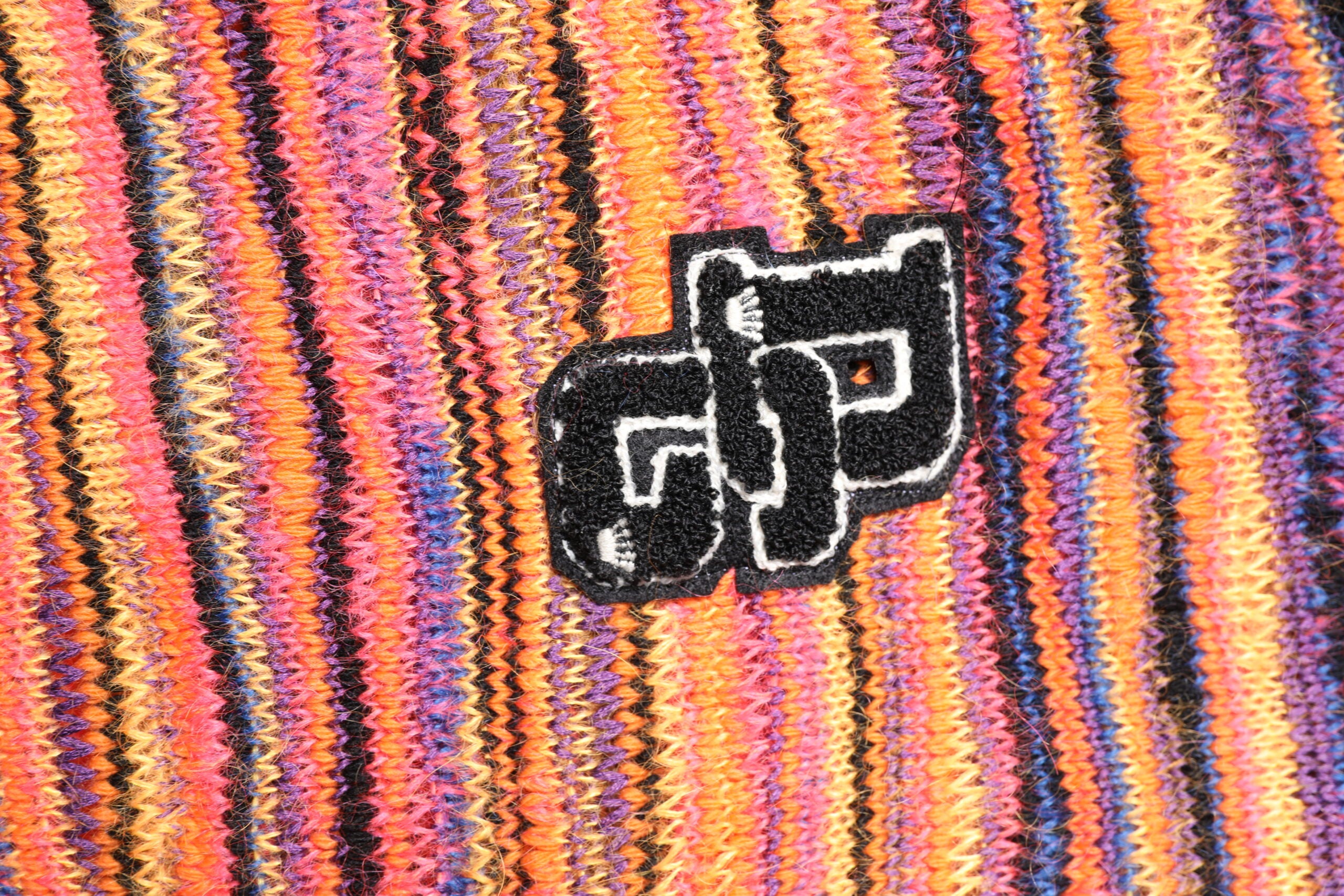 Dolce &amp; Gabbana Mehrfarbiger Wollpullover mit DG-Logo