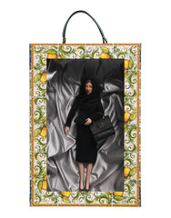 Poupées Dolce &amp; Gabbana en céramique, porcelaine et cuir, robe noire, style Sicile