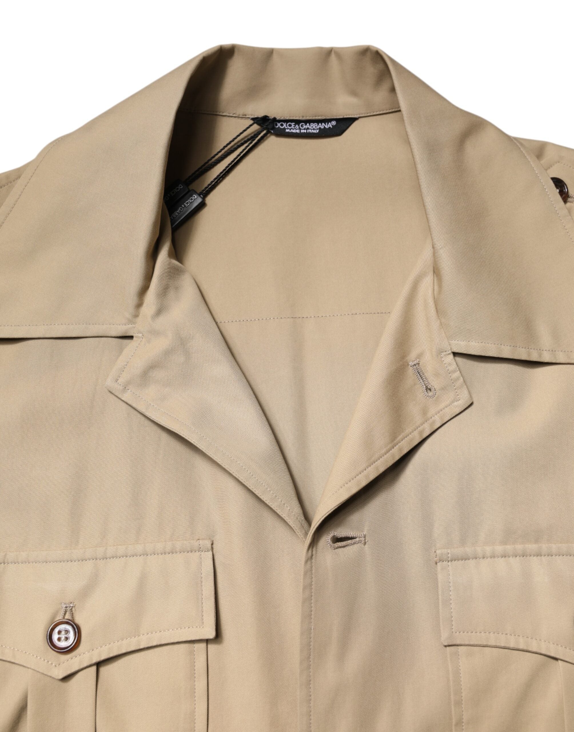 Chemise à manches courtes Dolce &amp; Gabbana marron à imprimé graphique