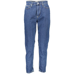 Calvin Klein Blue Cotton Women Jeans