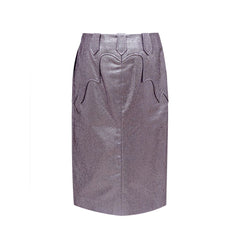 Tom Ford Purple Polyamide Skirt