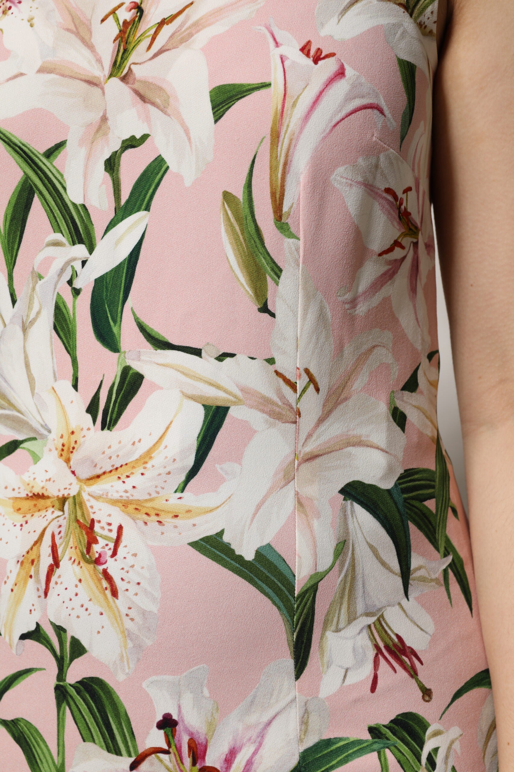 Débardeur à col rond imprimé floral multicolore Dolce &amp; Gabbana