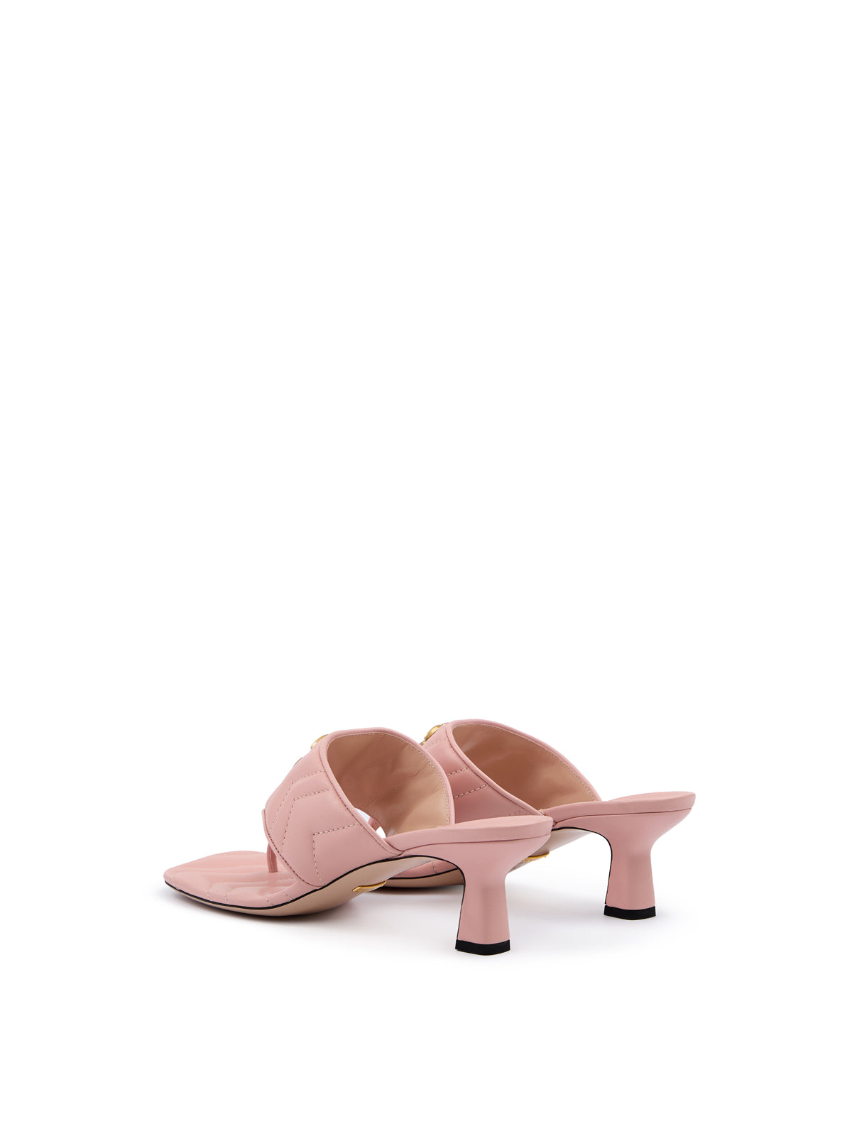 Gucci Mystic Pink Nappa Charlotte Ledersandalen