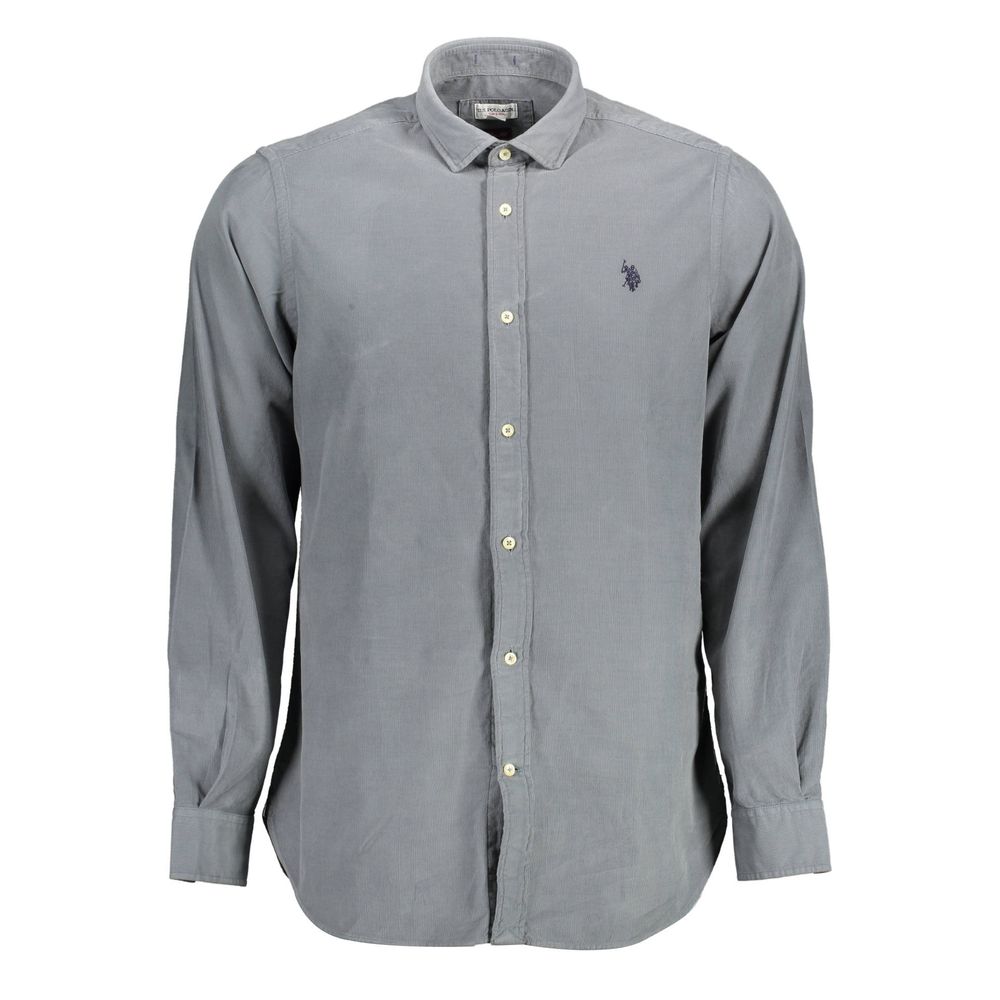 Chemise homme en coton bleu US POLO ASSN.