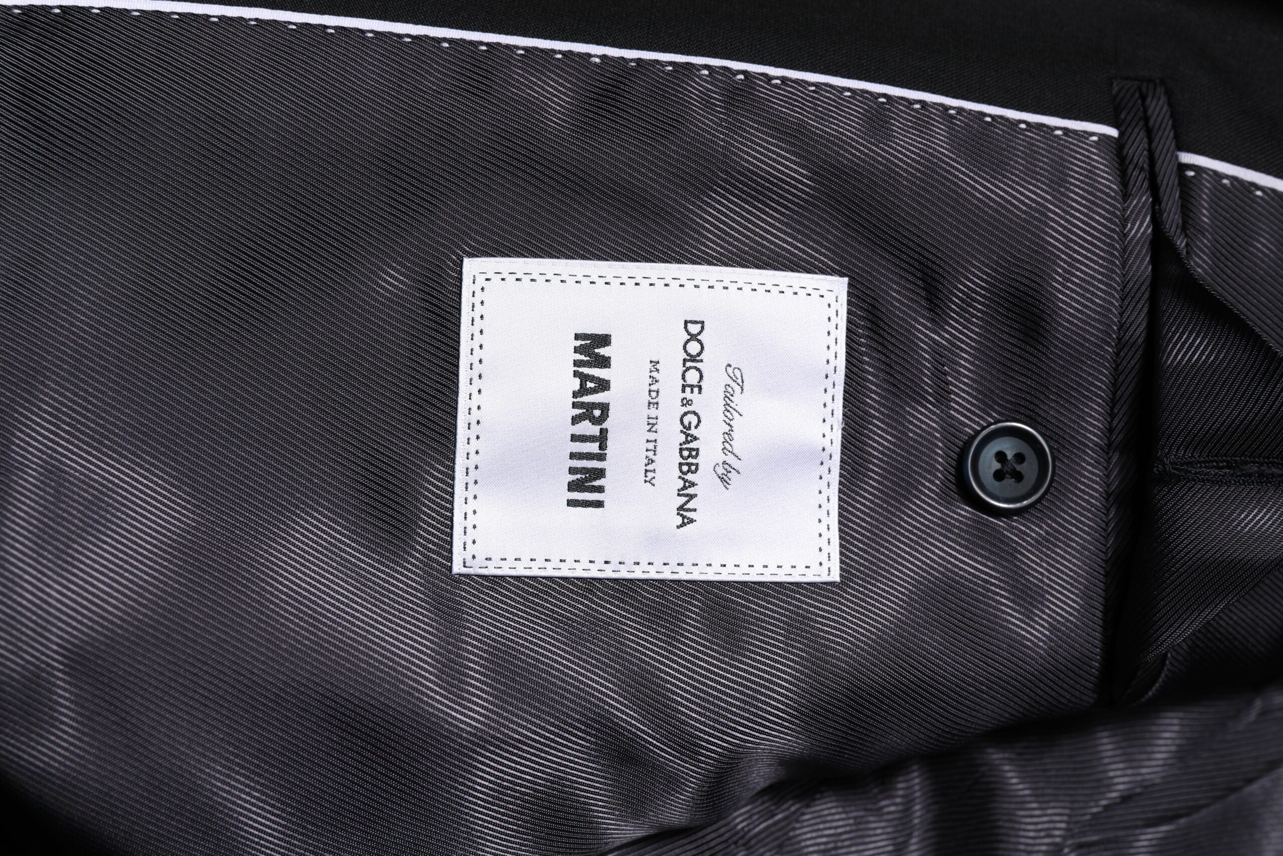 Dolce &amp; Gabbana Dunkelblauer MARTINI Wollblazer Mantel Jacke