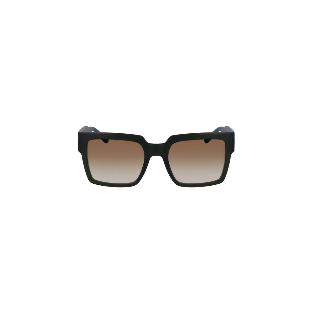 Lunettes de soleil Calvin Klein marron en plastique pour femmes