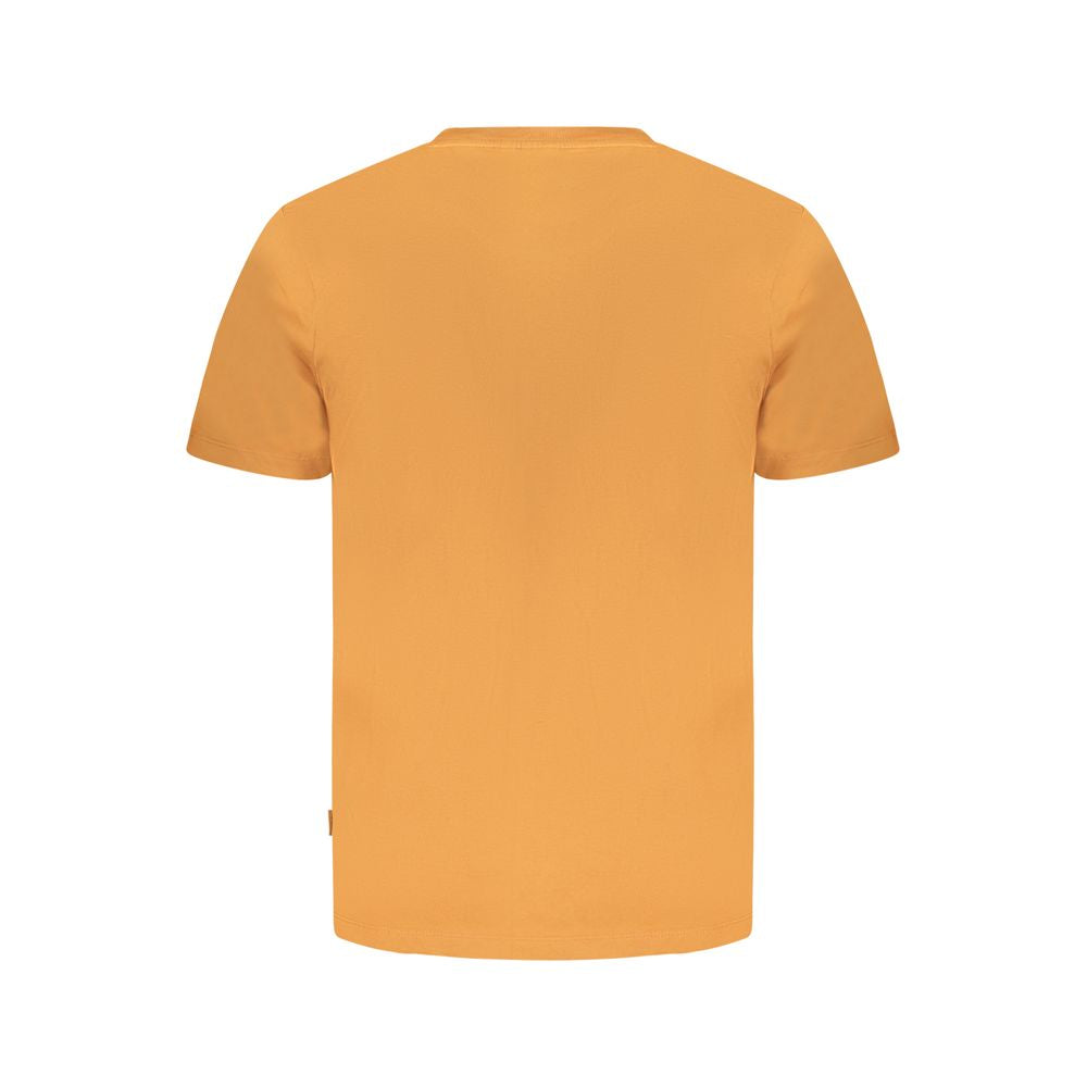 Pepe Jeans Orangefarbenes Baumwoll-T-Shirt