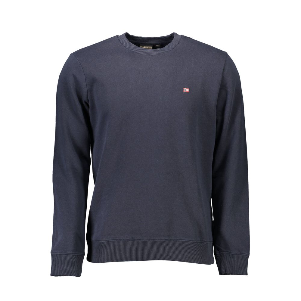 Pull en coton bleu Napapijri pour homme