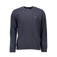 Pull en coton bleu Napapijri pour homme