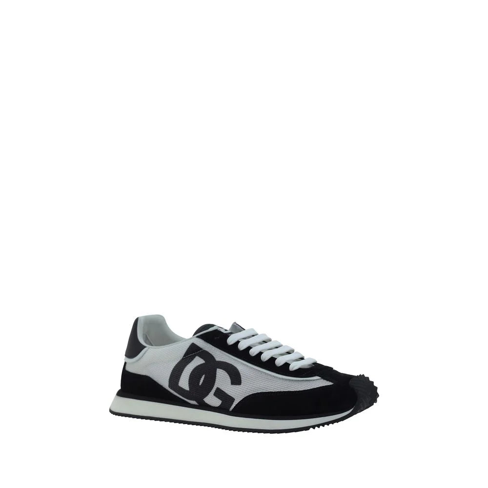 Dolce & Gabbana Baskets Basses en Caoutchouc Blanc