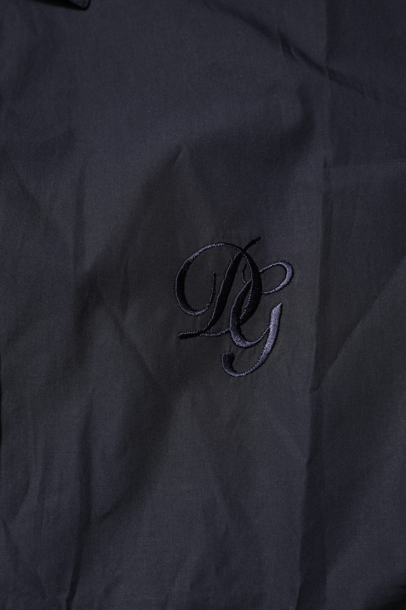 Dolce &amp; Gabbana Dunkelblaues MARTINI Baumwoll-Kleiderhemd