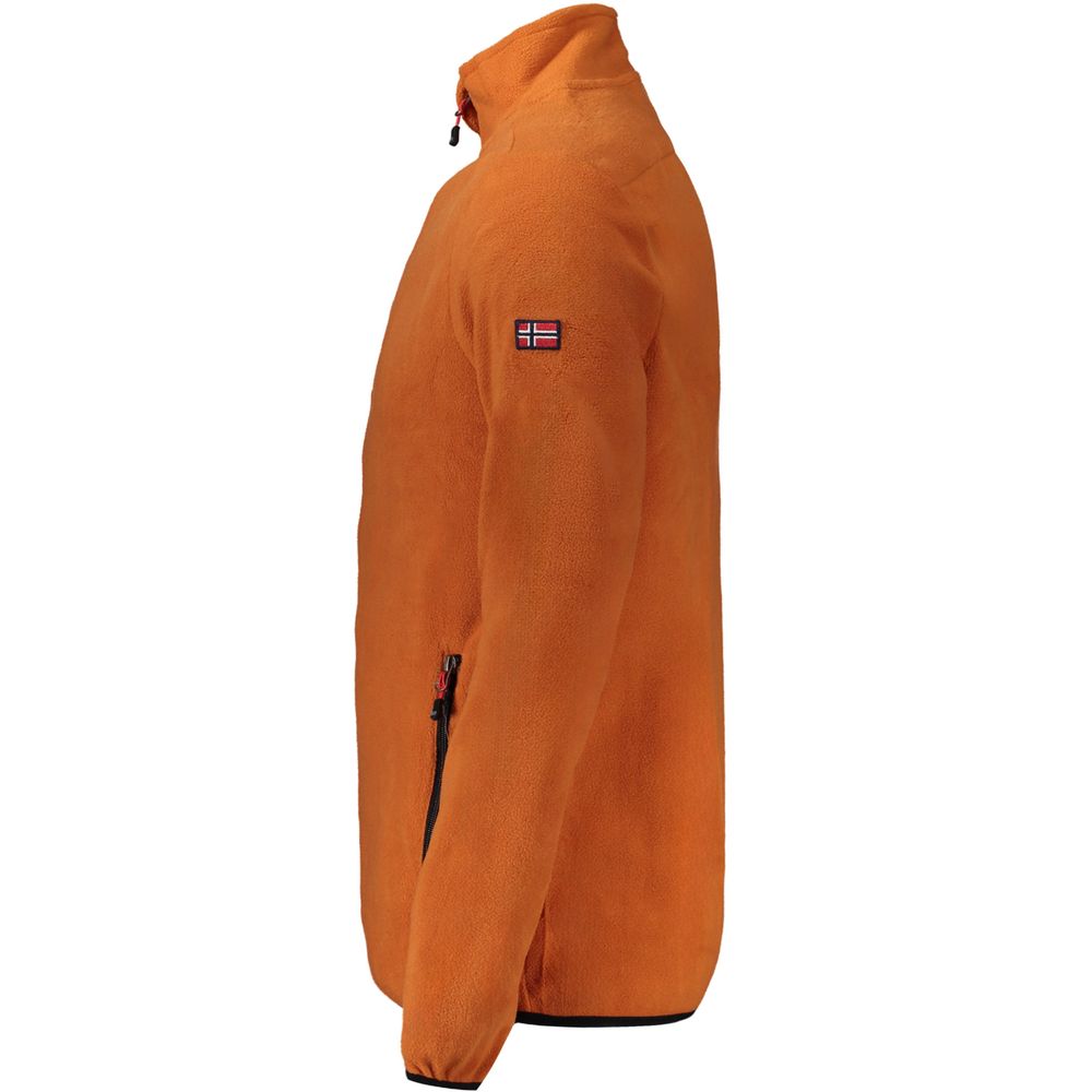 Norwegen 1963 Brauner Polyester Herrenpullover