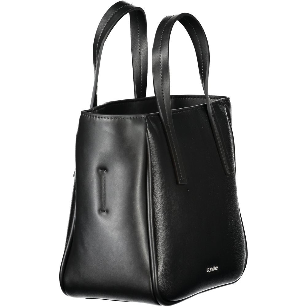 Borsa Shopper Donna Calvin Klein Nera in Polietilene