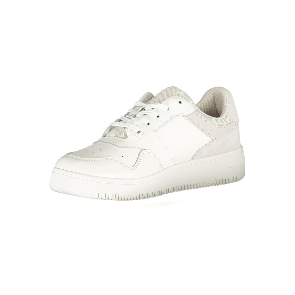 Baskets blanches en polyester Tommy Hilfiger