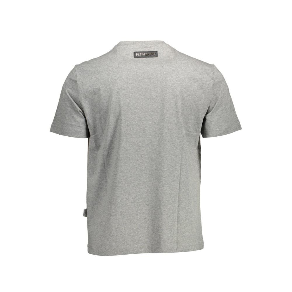 Plein Sport Braunes Baumwoll-T-Shirt für Herren