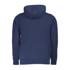 Norway 1963 Blue Cotton Men's Hooded Sweater