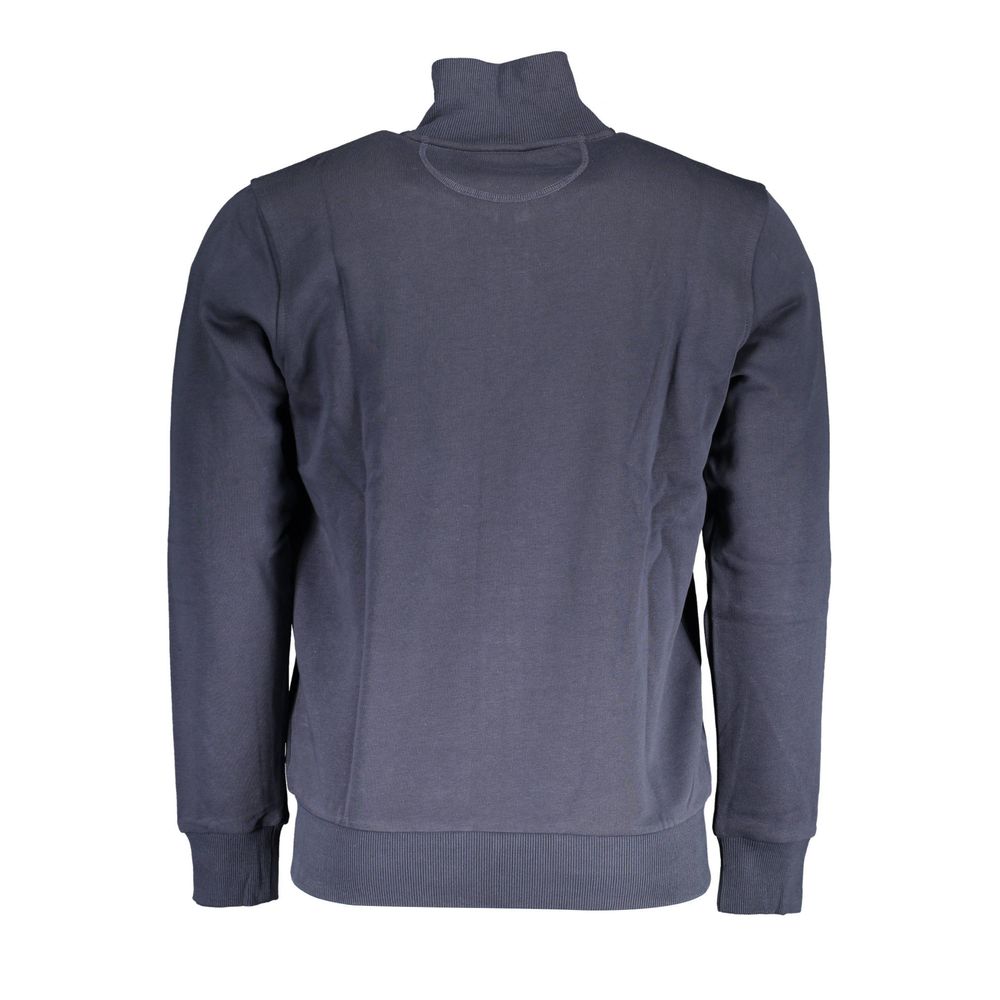 La Martina Herrenpullover aus blauer Baumwolle
