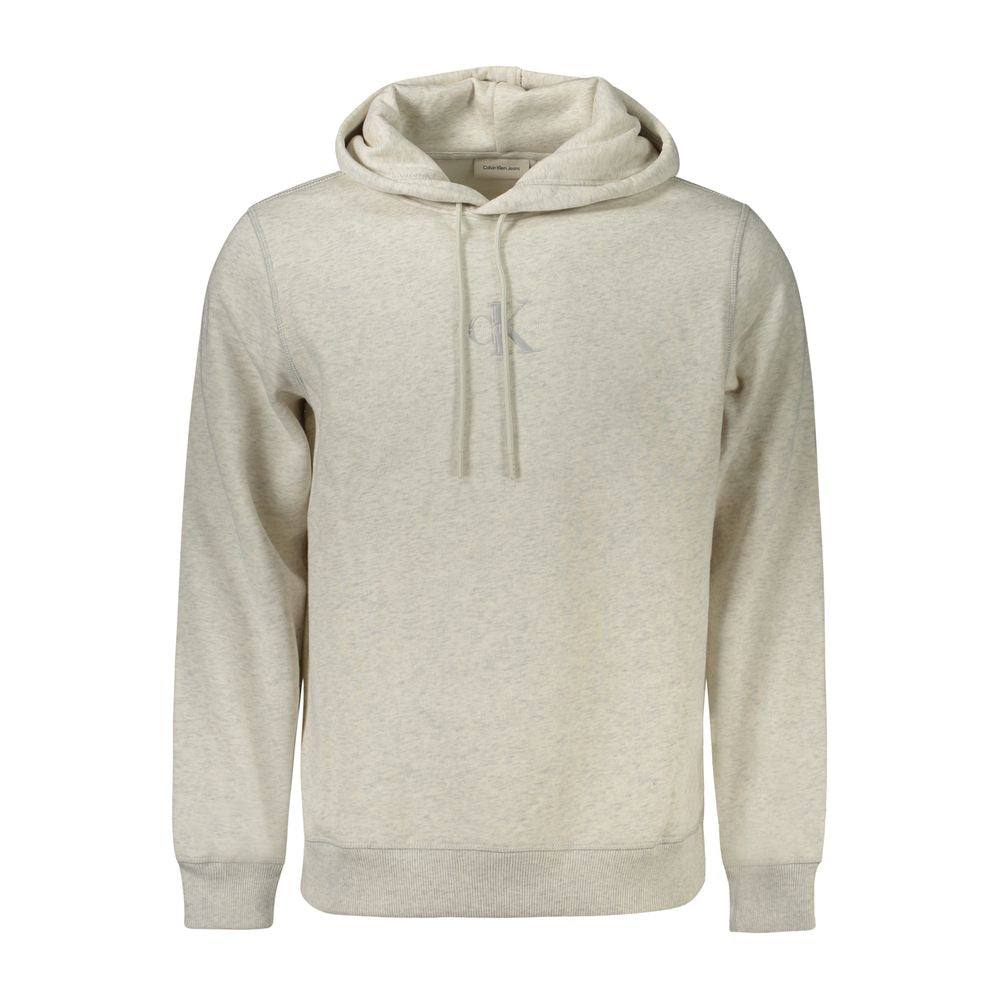 Pull en coton gris Calvin Klein pour homme