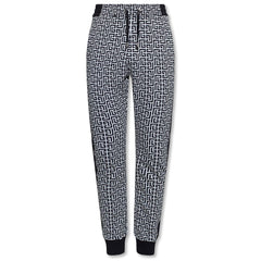 Balmain Black Cotton Men Sweatpant