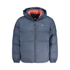 Veste Tommy Hilfiger bleue en polyester recyclé pour homme