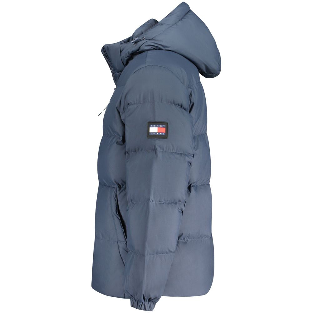 Veste Tommy Hilfiger bleue en polyester recyclé pour homme