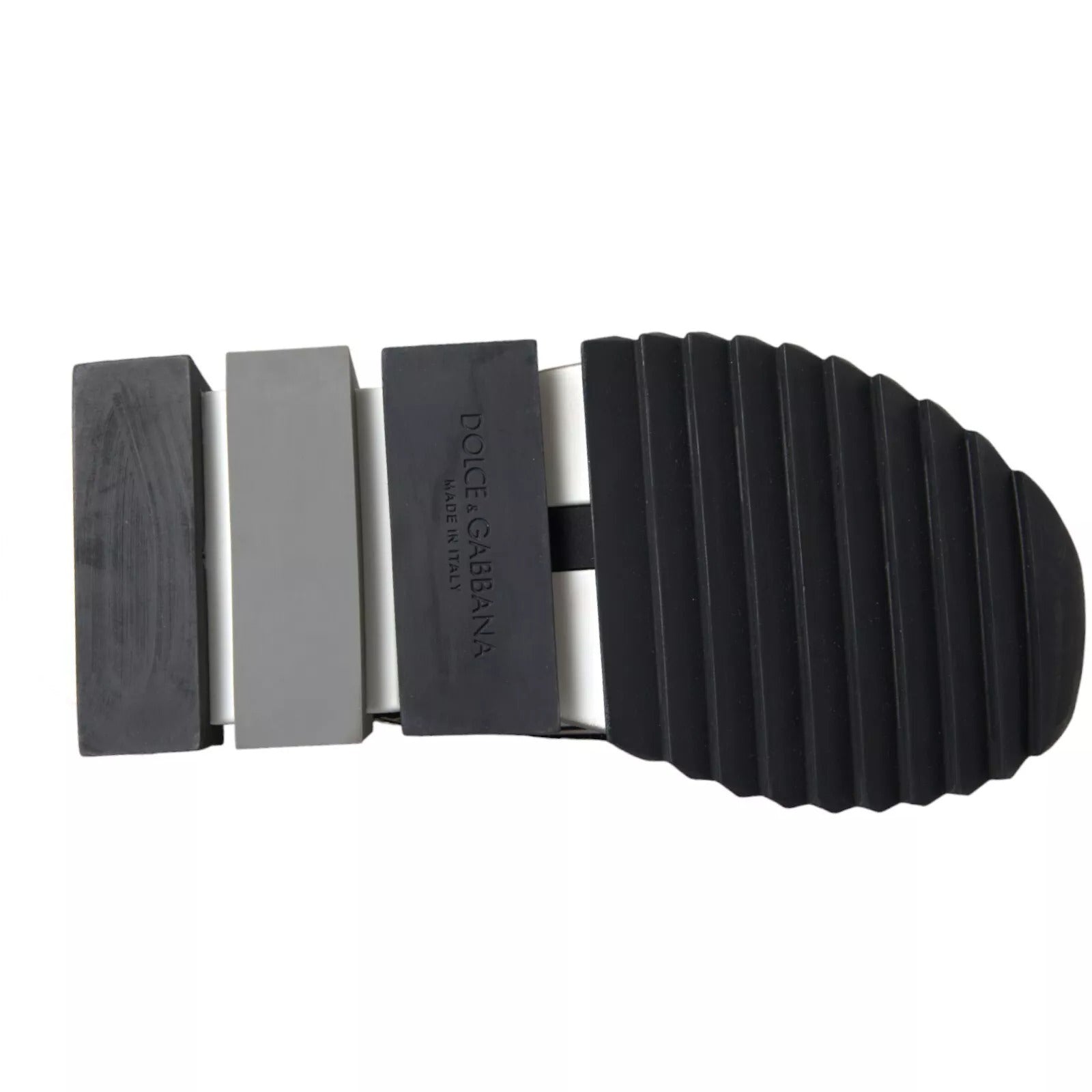 Baskets Dolce &amp; Gabbana Sorrento noires et blanches à enfiler