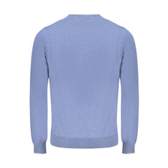 North Sails Blue Cotton Men Sweater