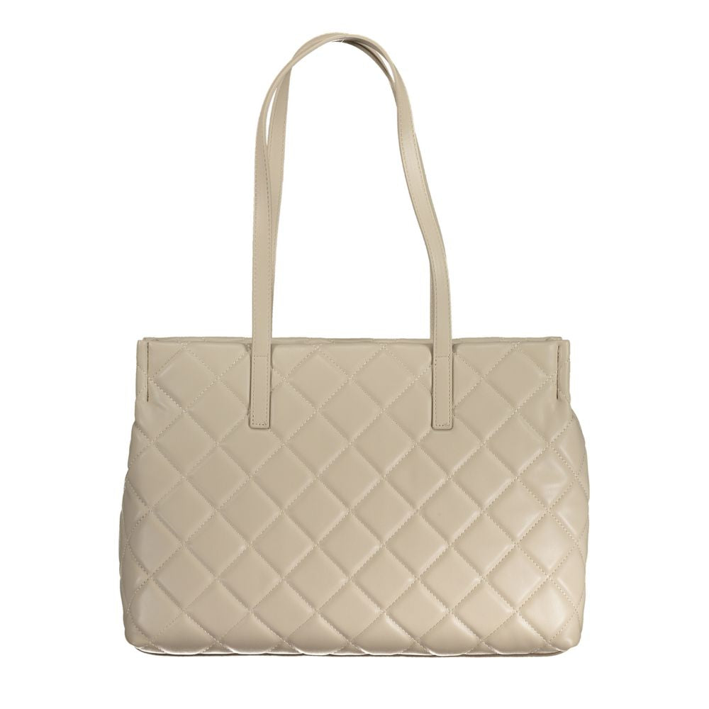 Sac à main Mario Valentino beige en polyéthylène