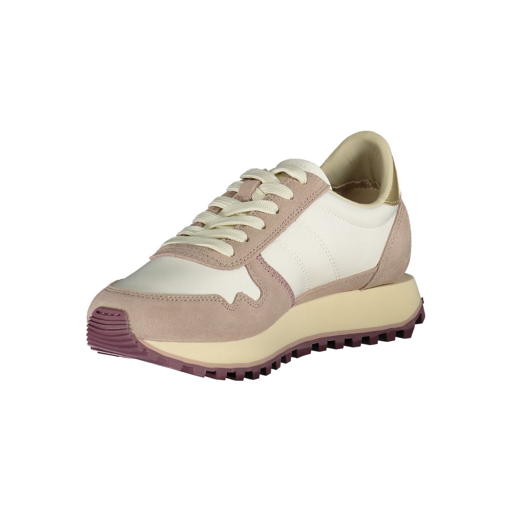 Baskets femme en polyester blanc Blauer