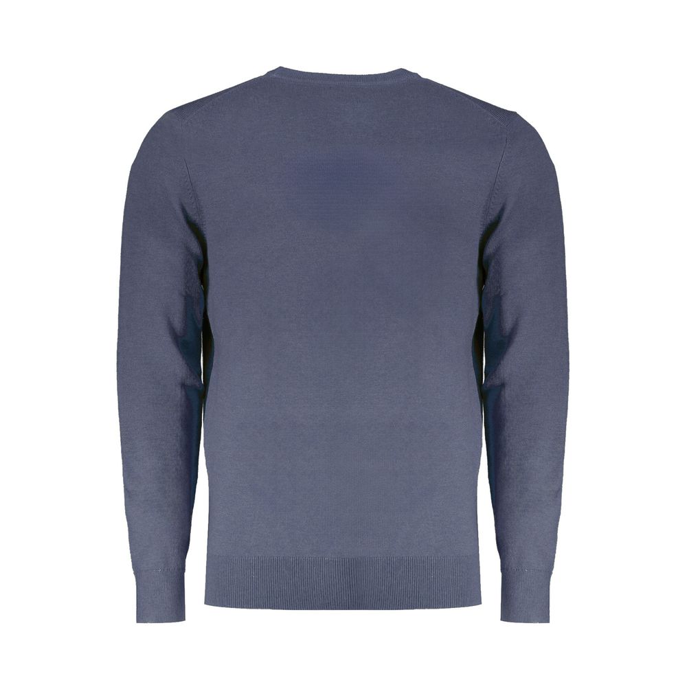 Pull en laine bleue pour homme, Norvège 1963