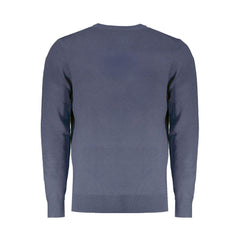 Pull en laine bleue pour homme, Norvège 1963