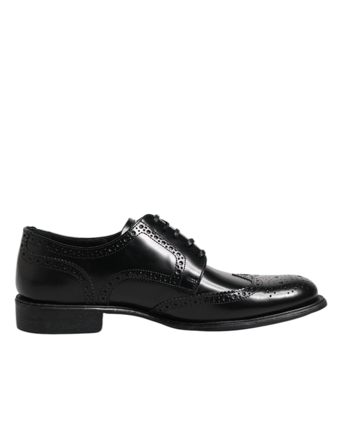 Dolce &amp; Gabbana Schwarze Derby-Schuhe aus Leder
