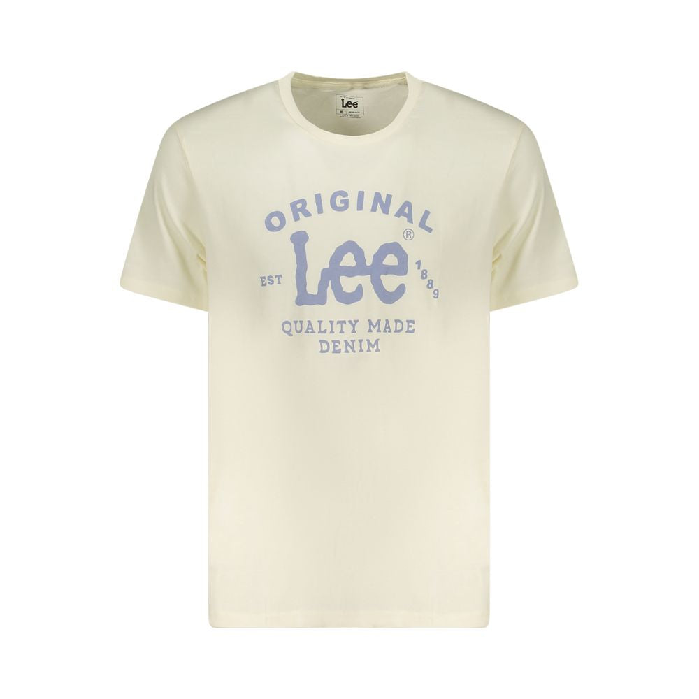 T-shirt Lee beige en coton pour homme