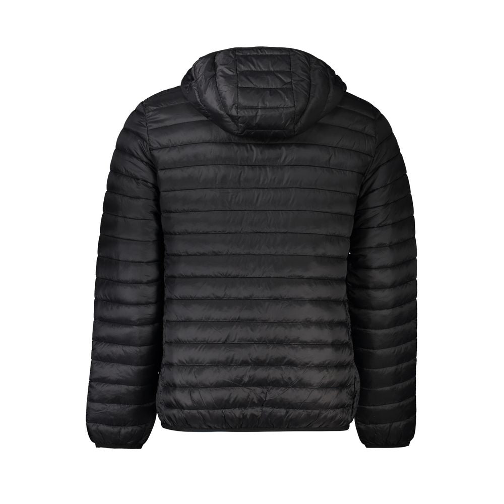 Cavalli Class Herrenjacke aus schwarzem Polyamid