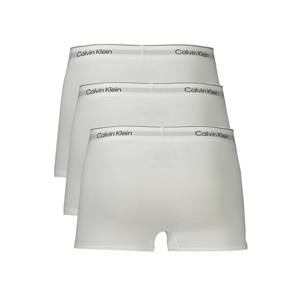 Calvin Klein Weiße Baumwoll-Boxershorts für Herren