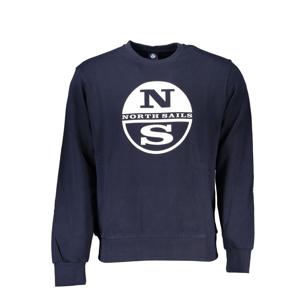 North Sails Herrenpullover aus blauer Baumwolle