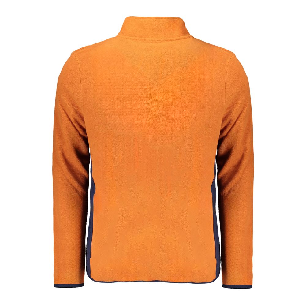 Norway 1963 Maglione Uomo Marrone in Poliestere con Zip