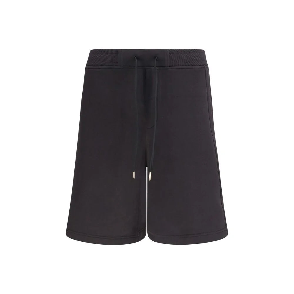 Versace Jeans Black Cotton Bermuda Shorts - XL