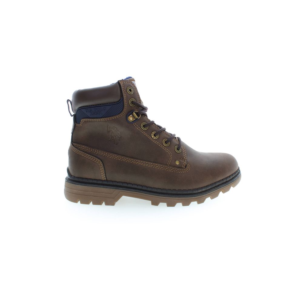 Bottes pour hommes US POLO ASSN. en polyester marron