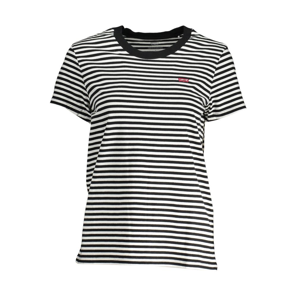 T-shirt Levi's noir en coton pour femme
