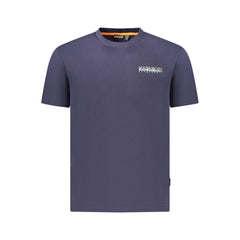 Napapijri Blue Cotton Men T-Shirt