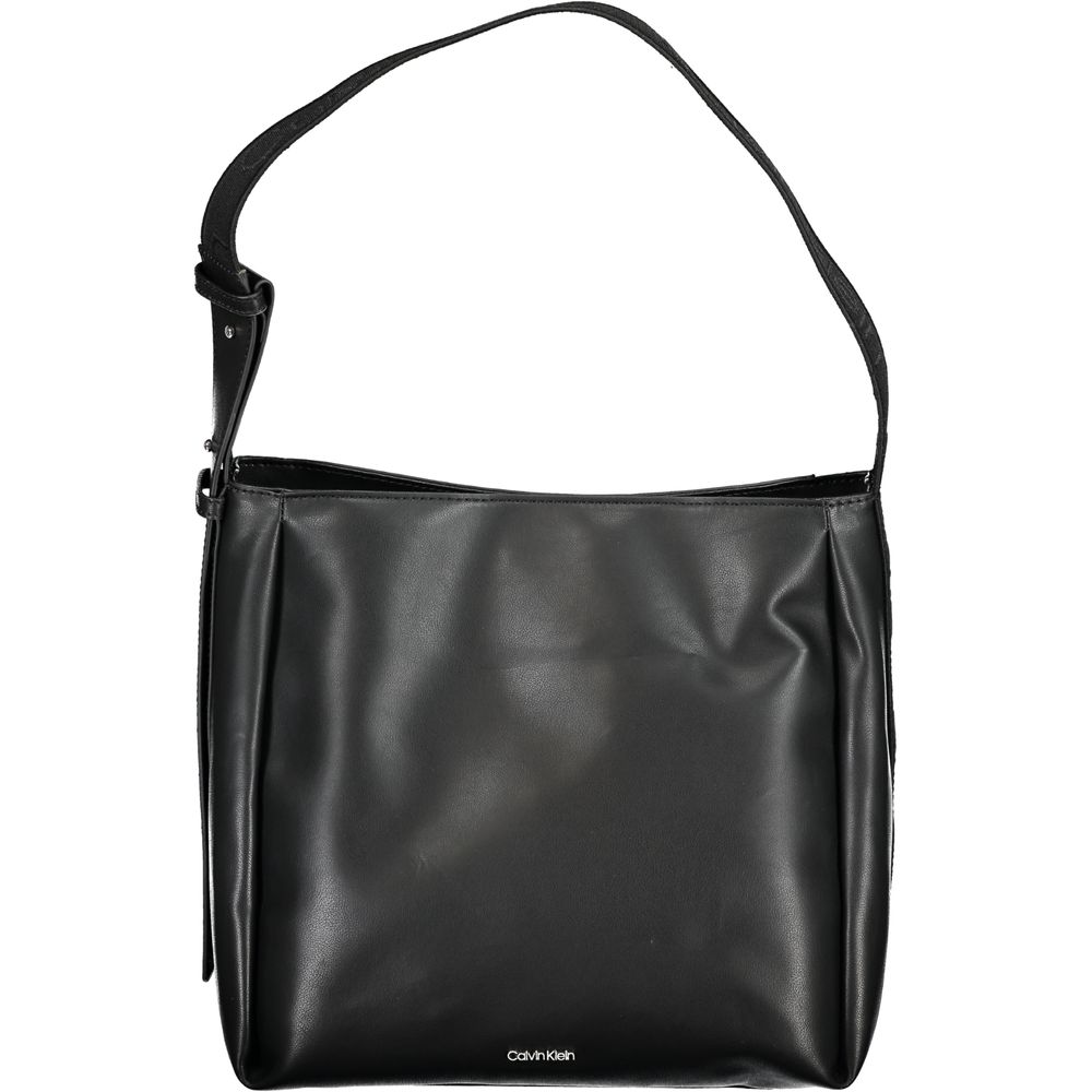 Calvin Klein Schwarze Polyester-Handtasche