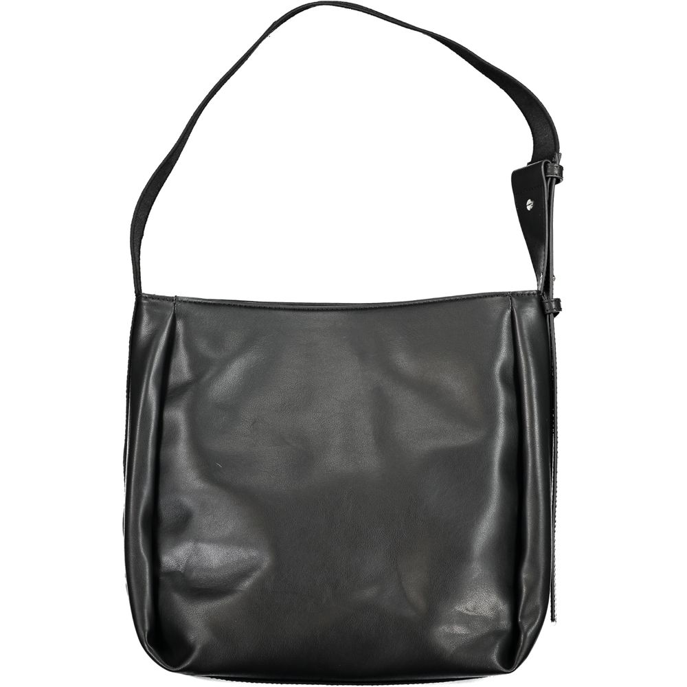 Calvin Klein Schwarze Polyester-Handtasche