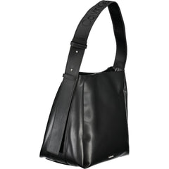 Calvin Klein Schwarze Polyester-Handtasche