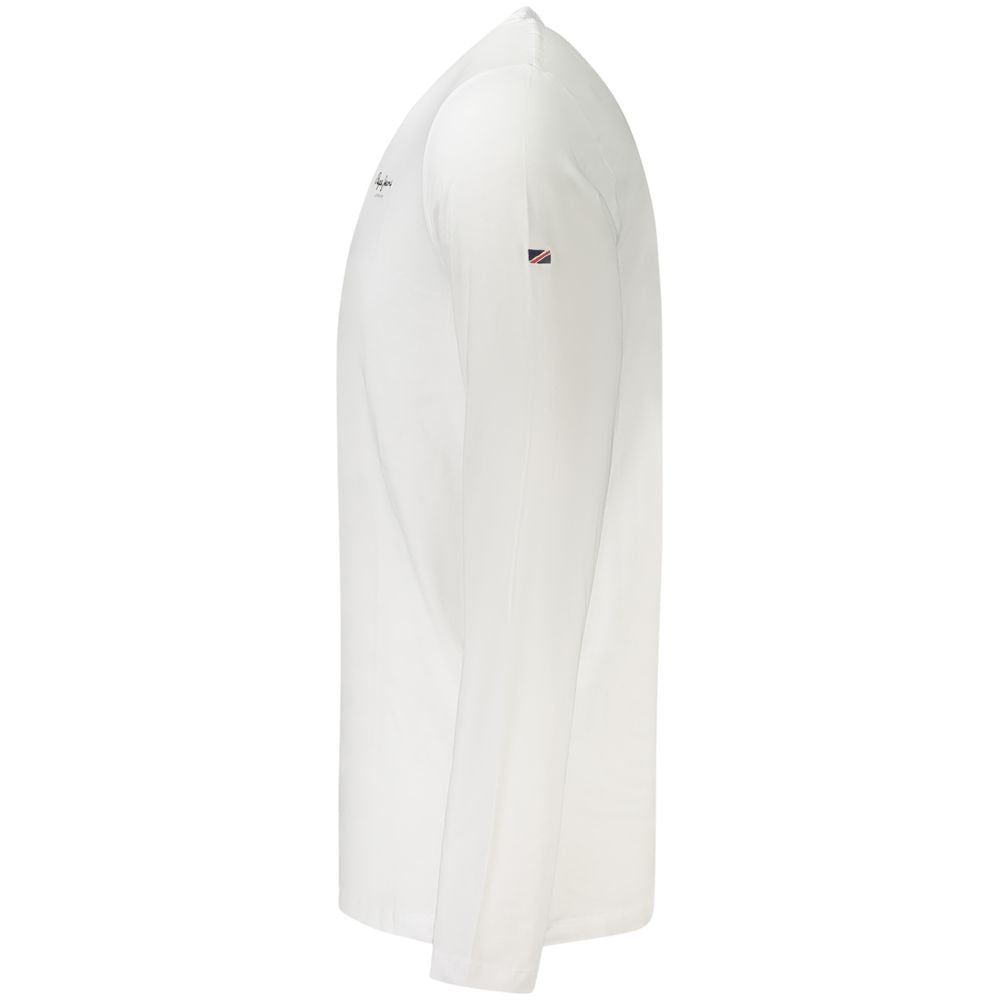 Pepe Jeans Weißes Baumwoll-T-Shirt für Herren