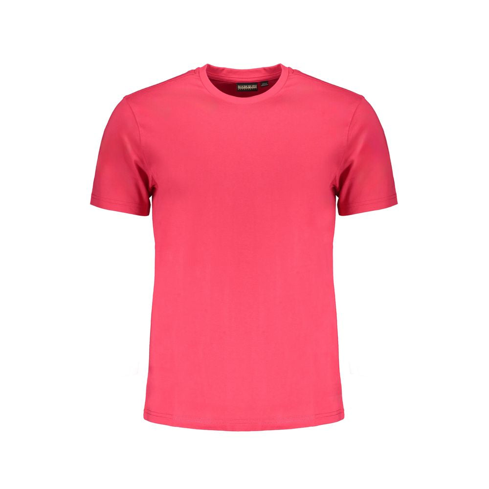 T-shirt en coton rose Napapijri