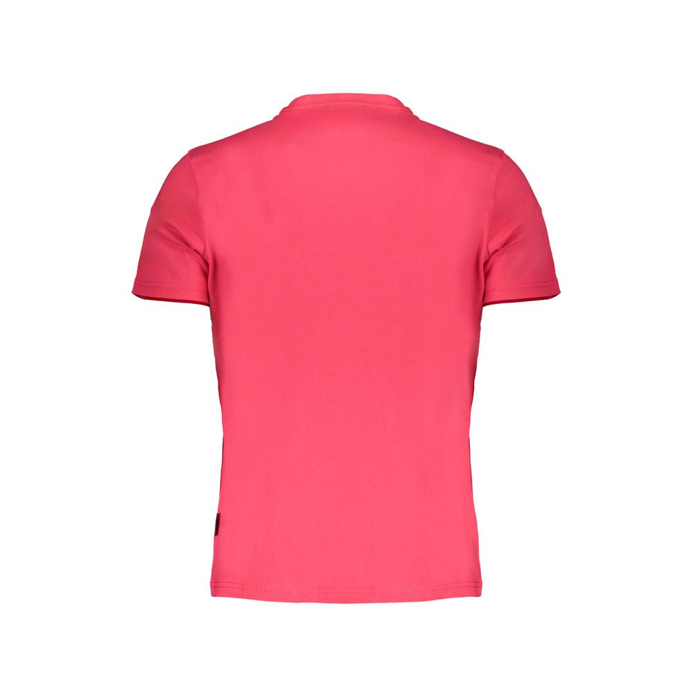 T-shirt en coton rose Napapijri