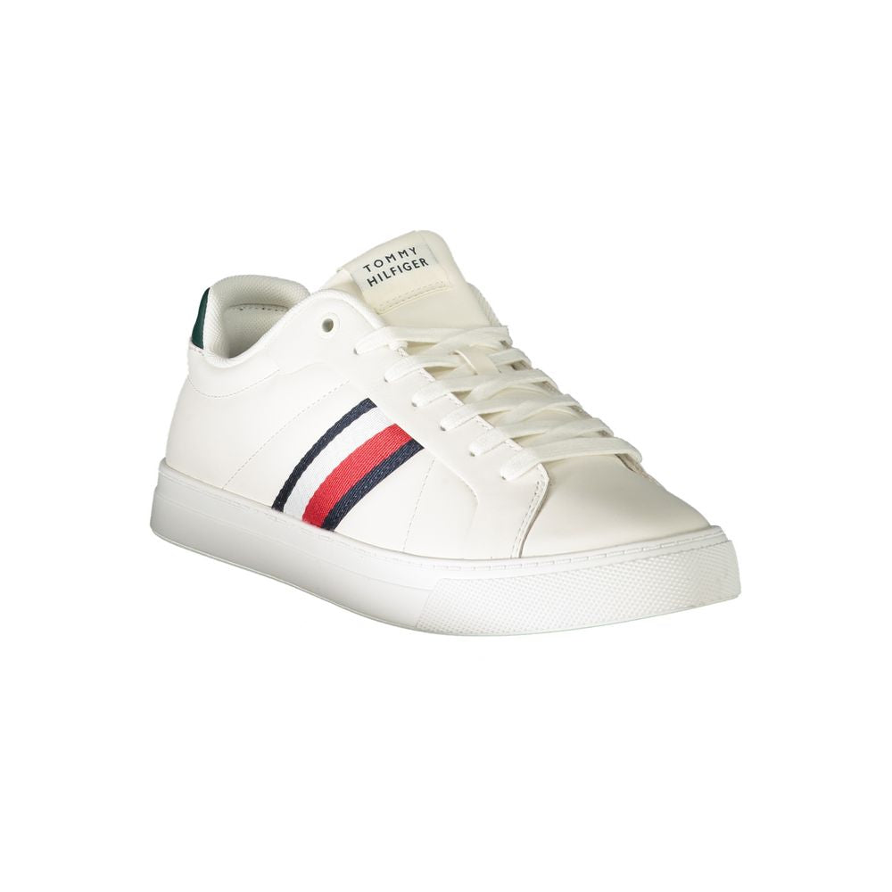Tommy Hilfiger Herren-Sneaker aus weißem Leder