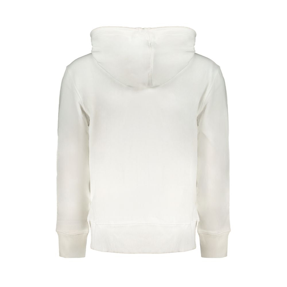Calvin Klein Weißer Baumwoll-Kapuzenpullover für Herren